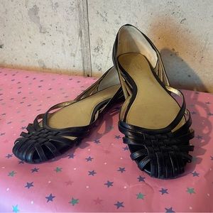 COACH brand - black Lottie flat shoes size 7.5 women